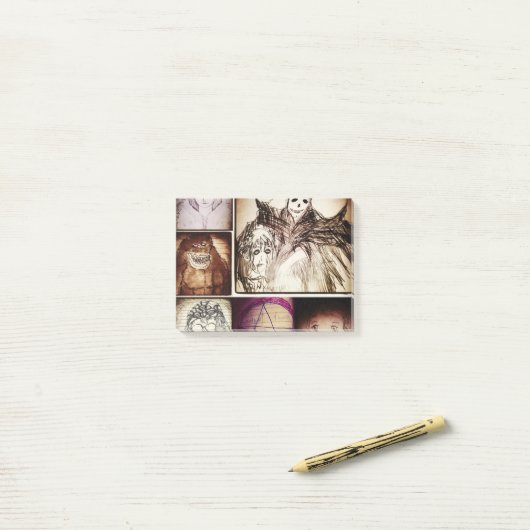 yaie mysterie 2 post-it® notes (Op bureau)