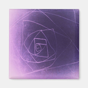 Yaie paarse abstracte spirituele kleur magneet