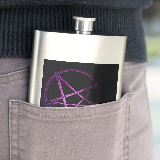 Yaie paarse pentagram flacon (Voorbeeld)