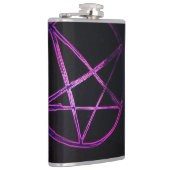 Yaie paarse pentagram heupfles (Rechts)