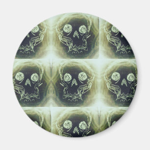 yaie Skull 666 sleutelhanger Magneet