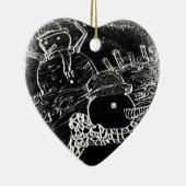 yaie snow guardian keramisch ornament (Rechts)