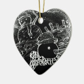 yaie snow guardian keramisch ornament (Links)