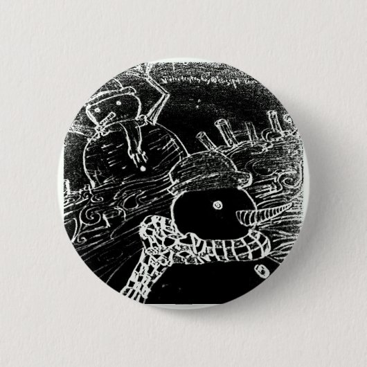 yaie snow guardian ronde button 5,7 cm (Voorkant)