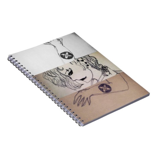 yaie symbool om deze wereld te veranderen manga an notitieboek (Rechterzijde)