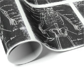 yaie tokyo human skeleton anatomy cadeaupapier (Rol Hoek)