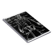 yaie tokyo human skeleton anatomy notitieboek (Rechterzijde)