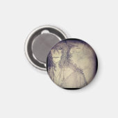 yaie witch 666 magneet (Voorkant / Achterkant)