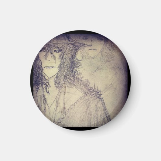 yaie witch 666 magneet (Voorkant)