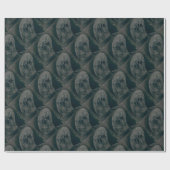 yaie worm tekening en je ziel worden donker cadeaupapier (Vlak)