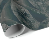 yaie worm tekening en je ziel worden donker cadeaupapier (Rol Hoek)