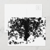 yaie zwarte moerasvlinder briefkaart (Voorkant / Achterkant)