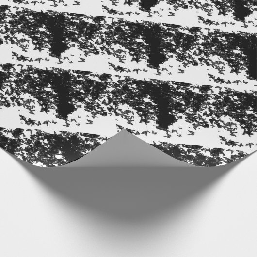 yaie zwarte moerasvlinder cadeaupapier (Hoek)