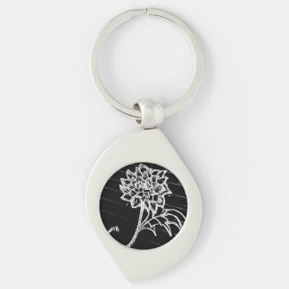 yaie zwarte rozen bloem gothic emo sleutelhanger