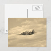 Yak 11 in vlucht briefkaart (Voorkant / Achterkant)