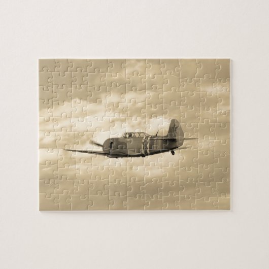 Yak 11 in vlucht legpuzzel (Horizontaal)