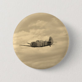 Yak 11 in vlucht ronde button 5,7 cm