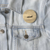 Yak 11 in vlucht ronde button 5,7 cm (In situ)