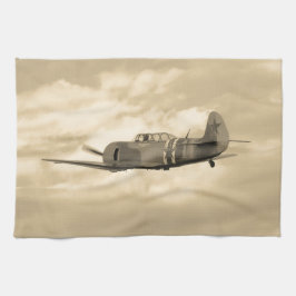 Yak 11 in vlucht theedoek