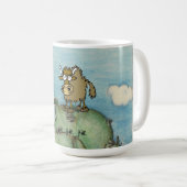 Yak bovenop de berg koffiemok (Voorkant rechts)