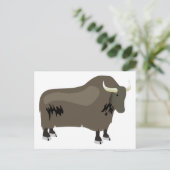 Yak Briefkaart (Staand voorkant)