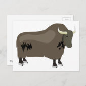 Yak Briefkaart (Voorkant / Achterkant)