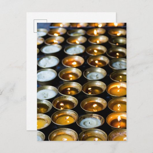 Yak Butter Candles Briefkaart (Voorkant / Achterkant)