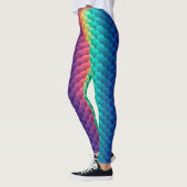 Yak Daks Original Design - Mardi Gras Mermaid Leggings (Links)