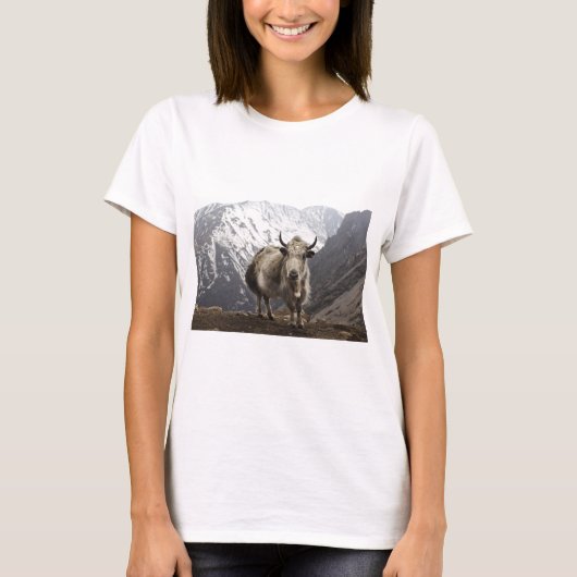 Yak in Nepal T-shirt (Voorkant)