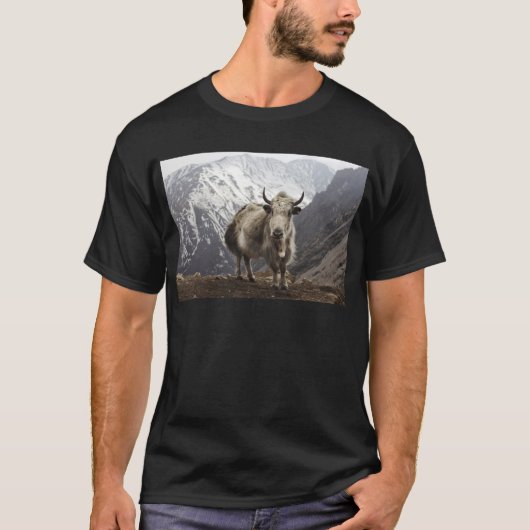 Yak in Nepal T-shirt (Voorkant)