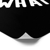 Yak moet doen wat Yak moet doen Pun Dark BG Poster (Hoek)