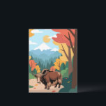 Yak Postcard Briefkaart<br><div class="desc">Meet our adorable yak enjoying a playful moment in the tree! This charming design brings a touch of fun, nature, and personality to your space. With its sweet expression and whimsical hanging pose, the yak adds warmth and joy to your everyday items. Perfect for animal lovers, kids, or anyone who...</div>