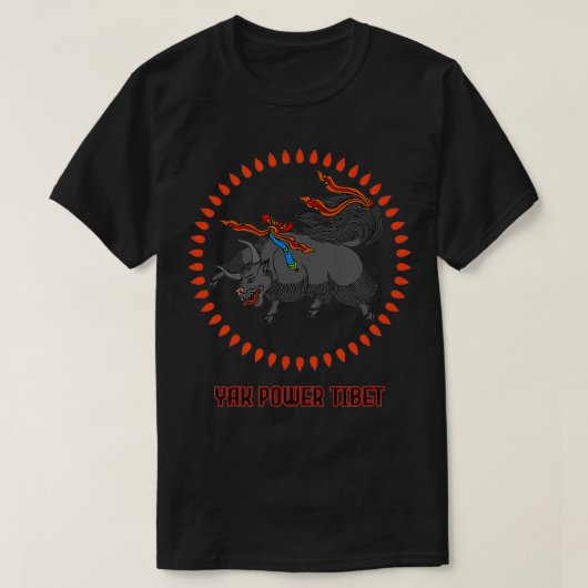 Yak Power Tibet T-shirt (Design voorkant)