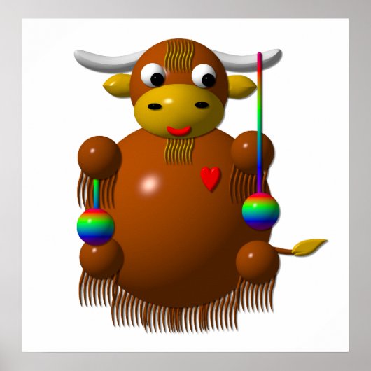 Yak speelt met Yo-Yos Poster (Voorkant)