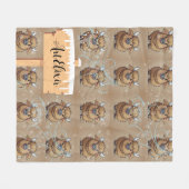 Yak Winter Breeze Fleece Deken (Voorkant (Horizontaal))