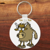 YAK YAK YAK praat is leven! Sleutelhanger (Voorkant)