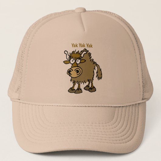 YAK YAK YAK praat is leven! Trucker Pet (Voorkant)