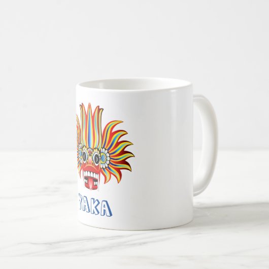 Yaka (Sri Lanka-duivel) ontwerpt koffie-Mok Koffiemok (Voorkant rechts)