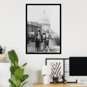 Yakama Indian Chiefs, voor het Capitol 1927 Poster (Thuiskantoor)