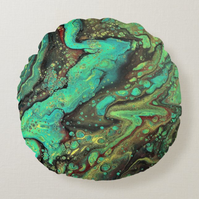 Yakety 2 Vet Groen Kussen (Voorkant)