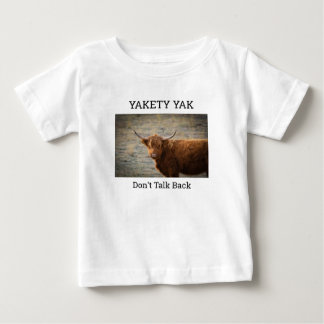 Yakety Yak (praat niet terug) baby shirt