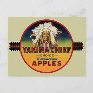 Yakima Chief Apple Crate Label Briefkaart