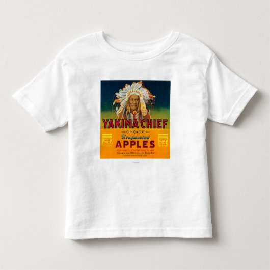 Yakima Chief Apple Label - Yakima, WA Kinder Shirts (Voorkant)