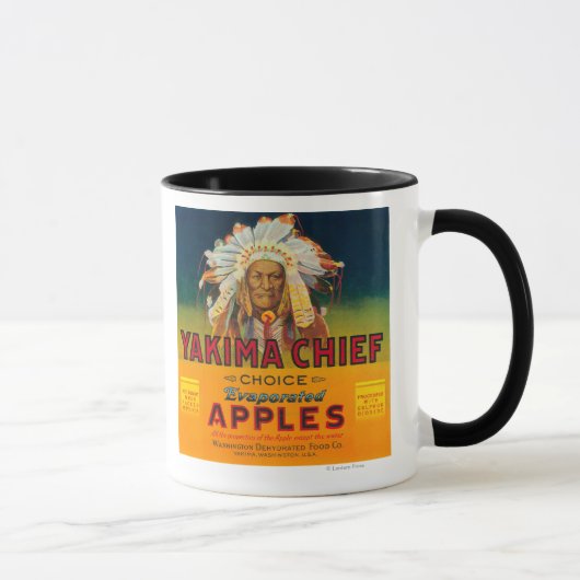 Yakima Chief Apple Label - Yakima, WA Mok (Rechts)