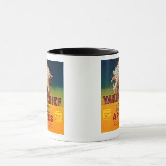 Yakima Chief Apple Label - Yakima, WA Mok (Midden)