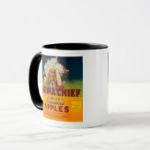 Yakima Chief Apple Label - Yakima, WA Mok (Voorkant links)