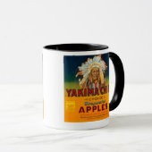 Yakima Chief Apple Label - Yakima, WA Mok (Voorkant rechts)