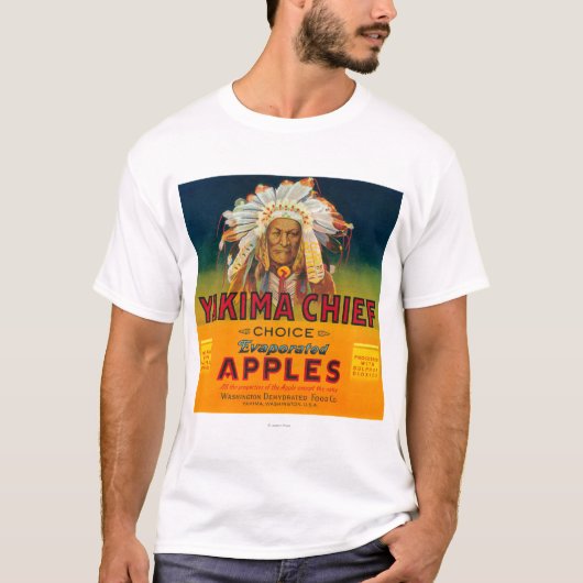 Yakima Chief Apple Label - Yakima, WA T-shirt (Voorkant)