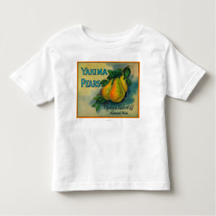 Yakima Pears Crate LabelToppenish, WA Kinder Shirts