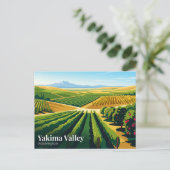 Yakima Valley USA Briefkaart (Staand voorkant)